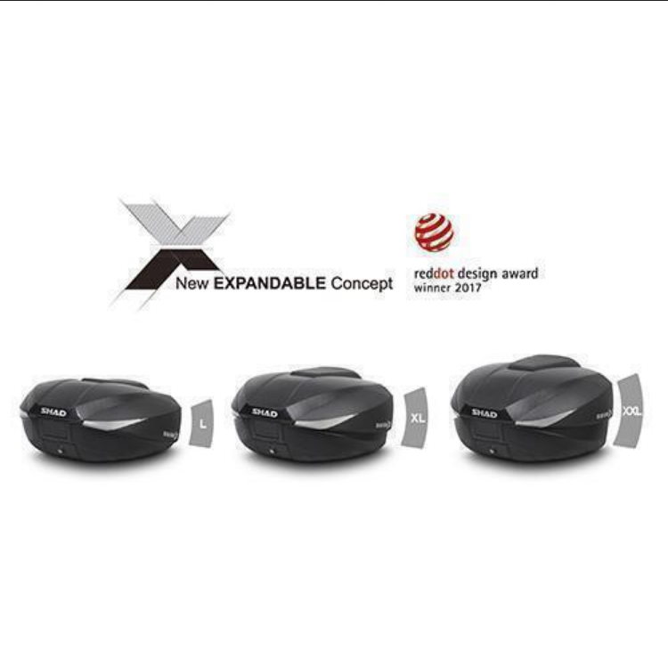 Maletero Para Moto Shad Sh58x D0b58206 Carbono 58l