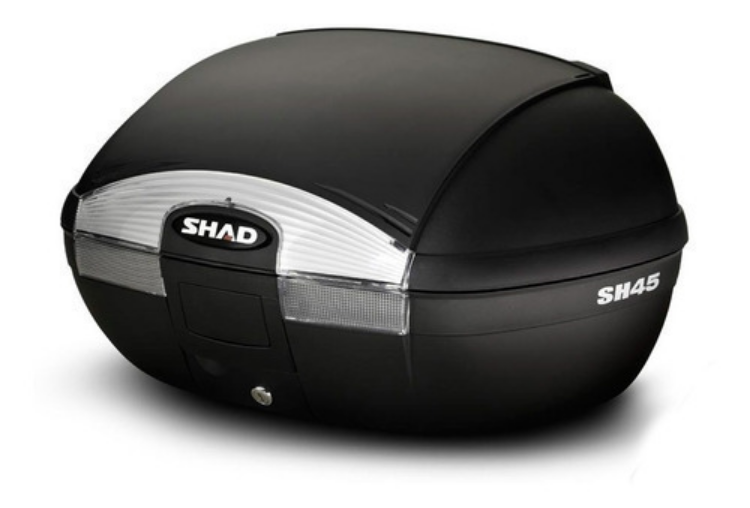 Maletero Porta Equipaje Para Moto Shad Sh45 Negro 2 Cascos