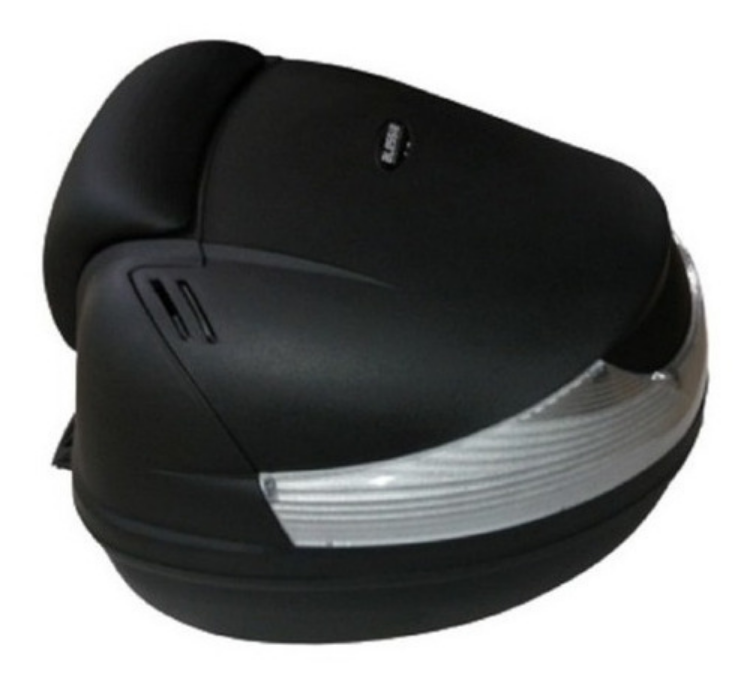 Maleta Top Case Moto Alessia Negro 33 L + Respaldo De Regalo