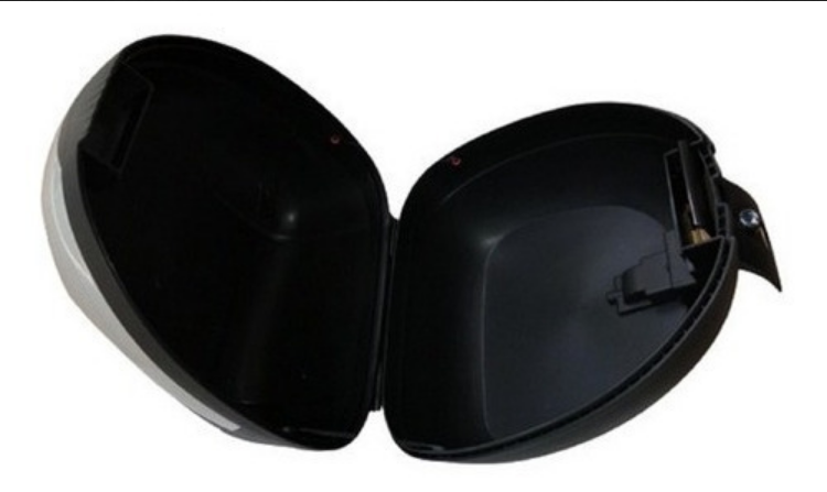 Maleta Top Case Moto Alessia Negro 33 L + Respaldo De Regalo