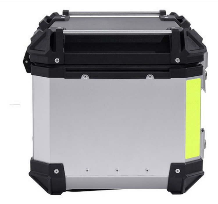 Maletero Trasero Para Moto R7 De Aluminio Plata 45lts