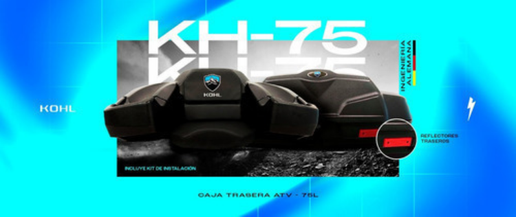 Caja Asiento Con Respaldo Para Cuatrimoto Atv Kohl Universal