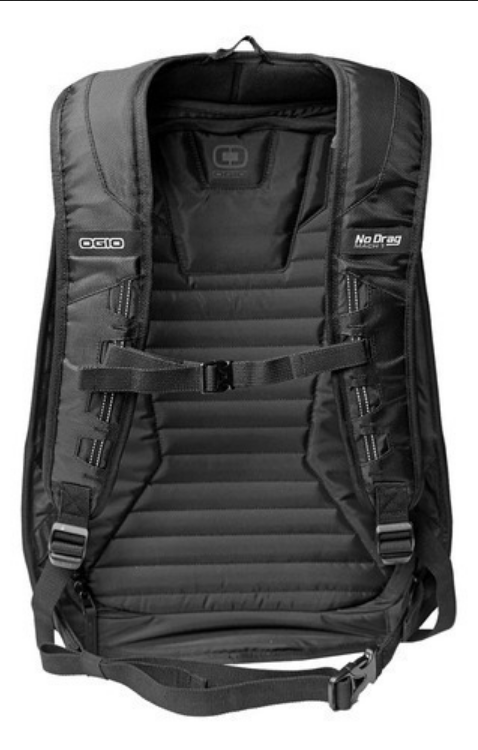 Mochila De Moto Ogio Mach 1 No Drag Negro Para Laptop