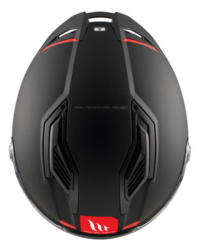 Casco Para Moto Mt Helmets Negro Mate